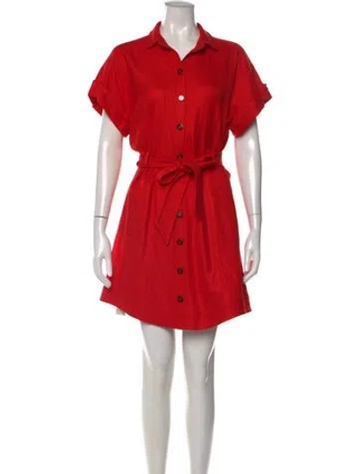 Pre-owned Veronica Beard Knee-length Dress In Red