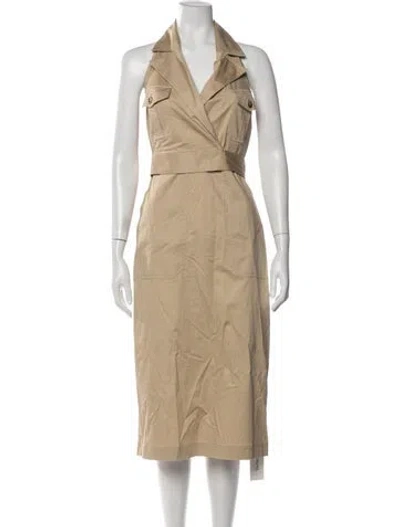 Pre-owned Veronica Beard Knee-length Dress W/ Tags In White