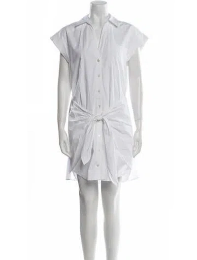 Pre-owned Veronica Beard Knee-length Dress In White