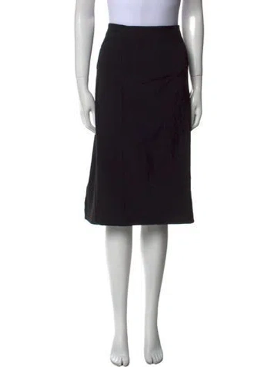 Pre-owned Veronica Beard Knee-length Skirt In Black