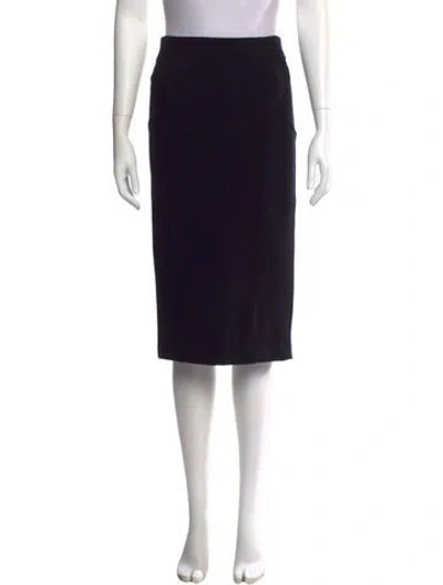 Pre-owned Veronica Beard Knee-length Skirt In Black