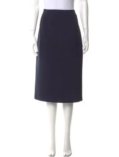Pre-owned Veronica Beard Knee-length Skirt In Blue