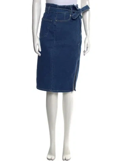 Pre-owned Veronica Beard Knee-length Skirt In Blue