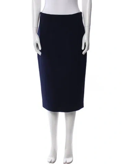 Pre-owned Veronica Beard Knee-length Skirt In Blue