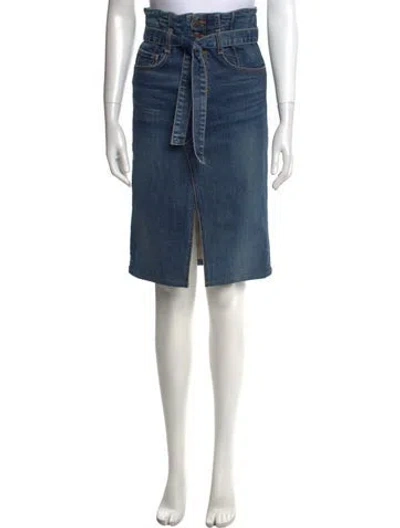 Pre-owned Veronica Beard Knee-length Skirt In Blue