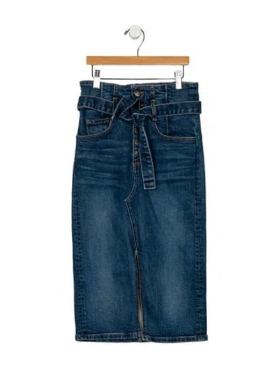 Pre-owned Veronica Beard Knee-length Skirt In Blue