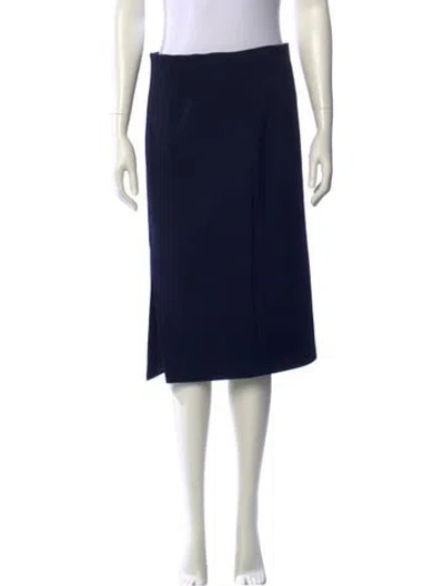 Pre-owned Veronica Beard Knee-length Skirt In Blue