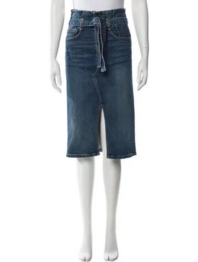 Pre-owned Veronica Beard Knee-length Skirt In Blue