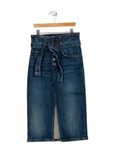 Pre-owned Veronica Beard Knee-length Skirt In Blue