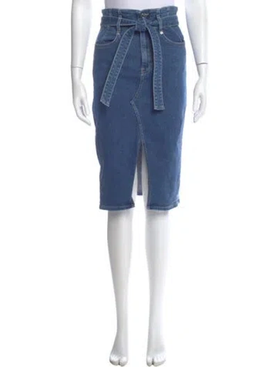 Pre-owned Veronica Beard Knee-length Skirt In Blue