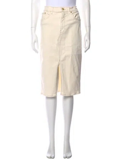 Pre-owned Veronica Beard Knee-length Skirt In Neutral