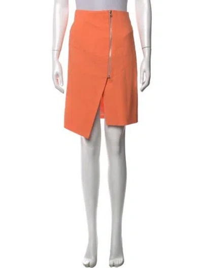 Pre-owned Veronica Beard Knee-length Skirt In Orange