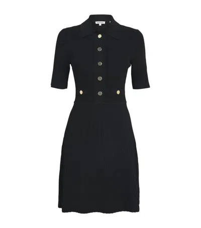 Veronica Beard Knit Lauper Mini Dress In Black