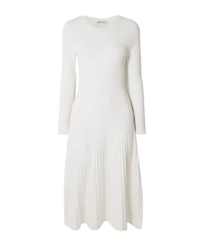 Veronica Beard Knitted Mid-length Dress In Gray