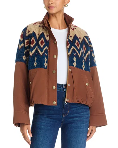 Veronica Beard Knoll Cotton Jacket In Multi