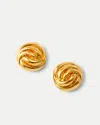 Veronica Beard Knot Gold Earrings In Gold