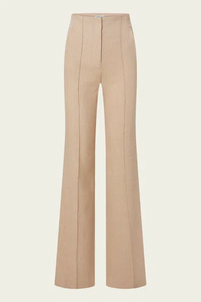 Veronica Beard Komi Pant In Sandalwood Melange In Neutral