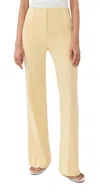 Veronica Beard Komi Wide-leg Pant In Chamomile