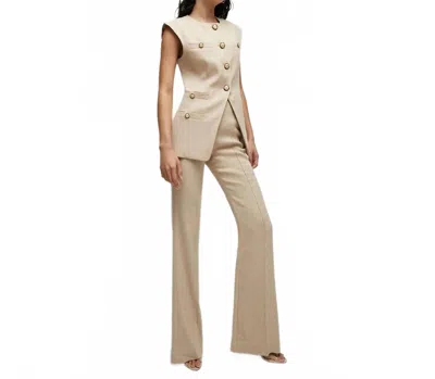 Veronica Beard Komi Pants In Sandalwood Melange In Neutral