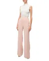 Veronica Beard Komi Linen Pants In Pink Shell