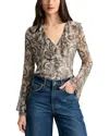 Veronica Beard Kyrie Silk Top In Multi