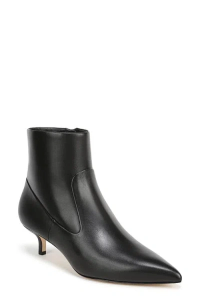 Veronica Beard Laidie Kitten Heel Bootie In Black