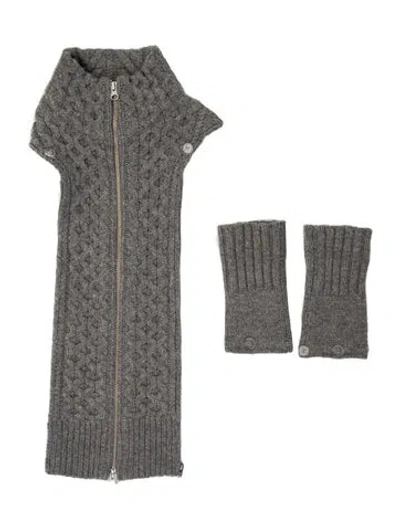 Pre-owned Veronica Beard Lambswool Dickey In Gray