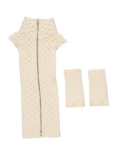 Pre-owned Veronica Beard Lambswool Dickey In Neutral