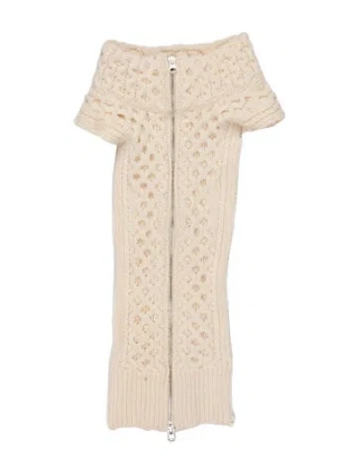 Pre-owned Veronica Beard Lambswool Dickey In Neutrals