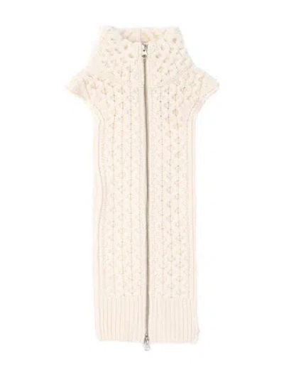Pre-owned Veronica Beard Lambswool Dickey In Neutrals
