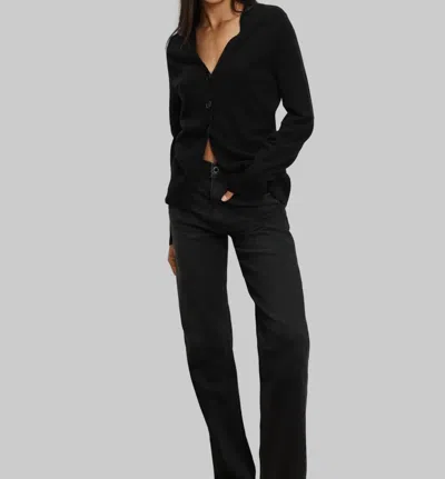 Veronica Beard Lamotte Cashmere Cardigan In Black