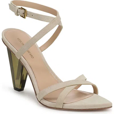 Veronica Beard Lanaya Ankle Strap Pointed Toe Sandal In Neutral