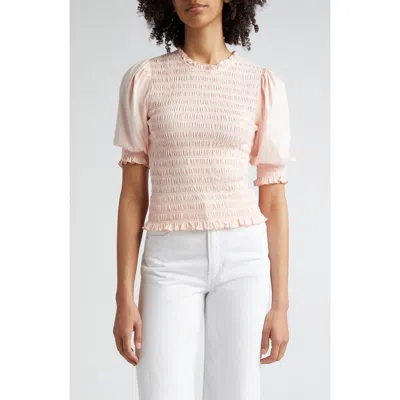 Veronica Beard Langston Smock Cotton Top