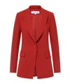Veronica Beard Lapel Suit Jacket In Red