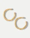 Veronica Beard Large Everyday Hoop In Gold