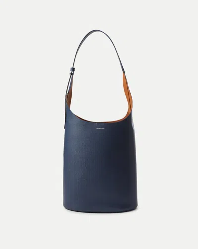 Veronica Beard Leather Tote Bag In Blue
