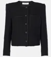 Veronica Beard Lars Cotton-blend Jacket In Black