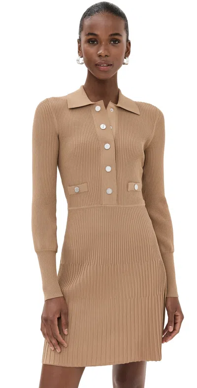 Veronica Beard Lauper Dress Russet In Brown
