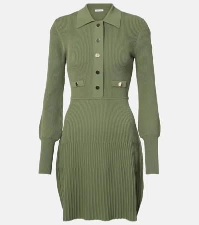VERONICA BEARD LAUPER RIBBED-KNIT SWEATER DRESS