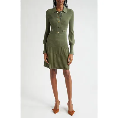 VERONICA BEARD VERONICA BEARD LAUPER VARIEGATED RIB LONG SLEEVE SWEATER DRESS