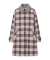Veronica Beard Laurent Checked Wool-blend Twill Coat In Multi