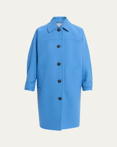 Veronica Beard Laurent Cocoon Dickey Coat In Multi