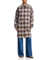 Veronica Beard Laurent Wool Blend Dickey Coat In Multi