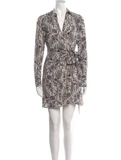 Pre-owned Veronica Beard Lavella Mini Dress W/ Tags In White
