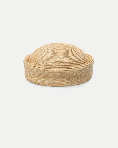 Veronica Beard Le Marin Raffia Hat In Tan
