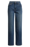 Veronica Beard Leah Straight Leg Jeans In Multi