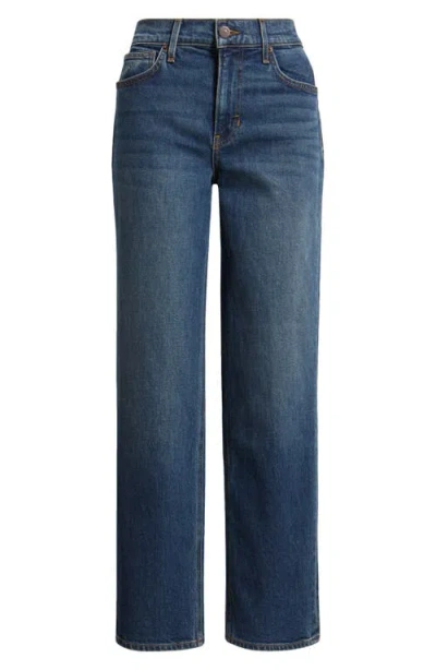 Veronica Beard Leah Straight Leg Jeans In Multi