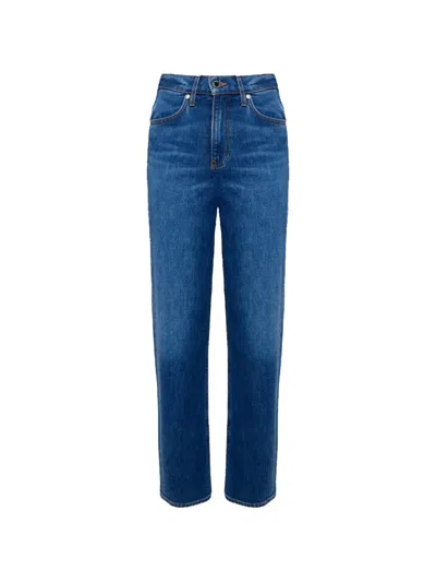 Veronica Beard Leah Straight-leg Jeans In Blue