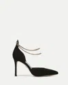 Veronica Beard Leandra Ankle Strap Pump In Black