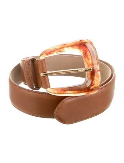 Pre-owned Veronica Beard Leather Belt In Brown
